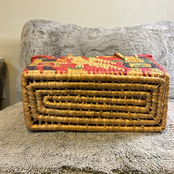 Vintage African Woven Tote Bag - Picture 8 of 11